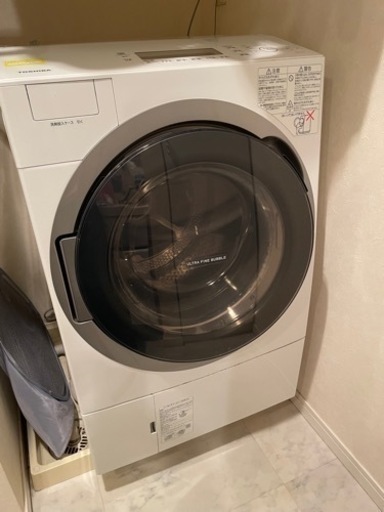 【美品】ドラム式洗濯機　ザブーン　TOSHIBA 大容量　洗濯機
