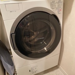 【美品】ドラム式洗濯機　ザブーン　TOSHIBA 大容量　洗濯機　