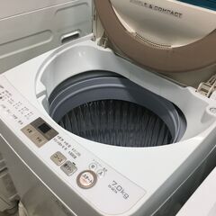 洗濯機の分解クリーニング行っています！配送設置込み　シャープ7.0K洗濯機　2018年製　分解クリーニング済み！！