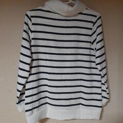 レディース　セーター　Mサイズ　ボーダーの画像