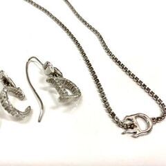 【値下】お得！DIORのピアスとネックレスをセットで。箱付。