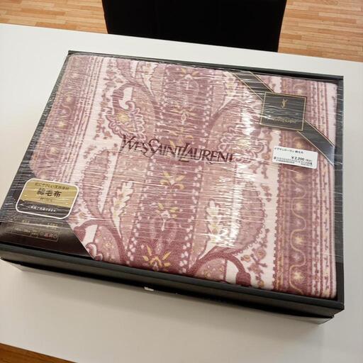 ★ジモティ割あり★ YVES SAINT LAURENT イヴ・サンローラン　綿毛布　YJ1992