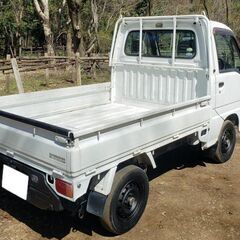 ご成約!早い者勝ち!H17年 LE-TT1 サンバートラック TB!5MT!ACエアコン!三方開!マット塗装済ホイール!農道のポルシェ!DIY!荷物の運搬等に!の画像