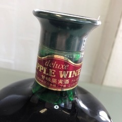 古酒 NIKKA APPLE WINE deluxe ニッカ アップルワイン 甘味果実酒 720ml 14度 未開栓 未開封 昭和 古酒 激安 超レア ラスト1点の画像