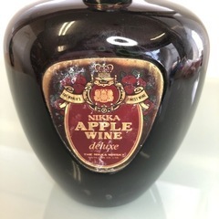 古酒 NIKKA APPLE WINE deluxe ニッカ アップルワイン 甘味果実酒 720ml 14度 未開栓 未開封 昭和 古酒 激安 超レア ラスト1点の画像