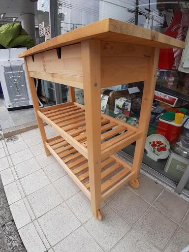 【引取先決まりました！】 イケア IKEA FÖRHÖJA フォルホイア キッチンワゴン カウンター キッチンカウンター