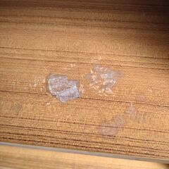 カラーボックス　ガムテープ跡有りの画像