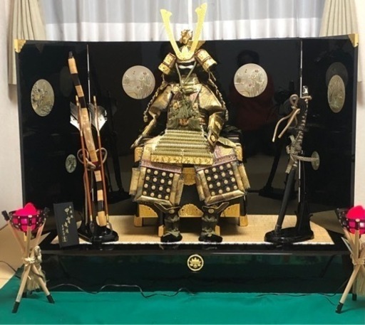 五月人形　義経 鎧飾り