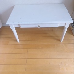 センターテーブル　ホワイト　クリスタル　ゴールド　かわいい
