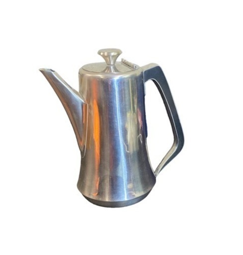 美品　ステンレス ウォーター ポット スリムポット アンティーク スリムポット ケトル ポット コーヒーポット SILVER