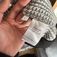 【定価15万】トムブラウン 千鳥格子 ストライプ ジップアップフーディーの画像