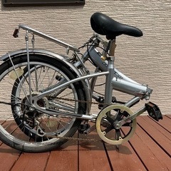 シマノ6段変速 折りたたみ自転車　の画像