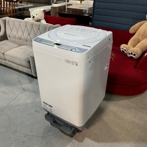 ☆激安7.0kg☆ SHARP 全自動電気洗濯機 ES-T711-W 2019年