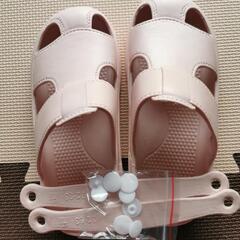 【新品】子供靴 2way サンダル　18.5ｃｍの画像