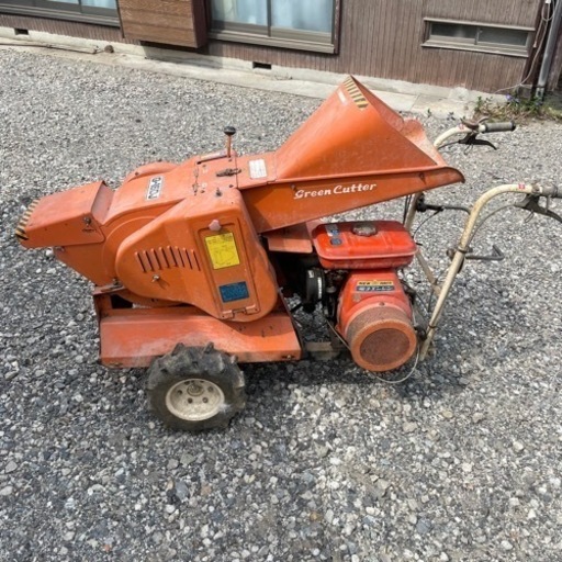 エンジン稼働品★直接引取【クボタ】残条カッタ グリーンカッタ G-15DJ 農用さい断機 藁カッター 現状品