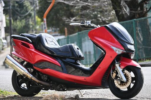 YAMAHA*マジェスティ125FI*前後新品タイヤ*フルカスタム*ジライヤFマスク*WAKO'Sオイル*下取り配送も可能です！