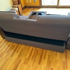 ソファ　ソファベッド　収納多いの画像