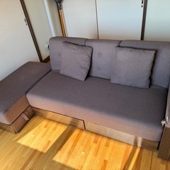 ソファ　ソファベッド　収納多い