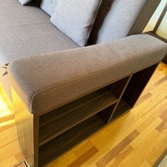 ソファ　ソファベッド　収納多いの画像
