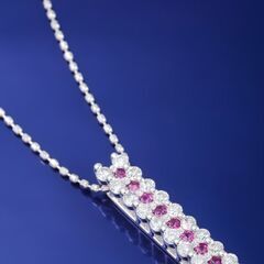 K18WG ルビー ダイヤ ネックレス 宝石 ルビー ネックレス K18WG｜ブランド買取なら「ブランドファン」