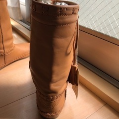 値下げしました！TIDEWAYの茶系ブーツの画像