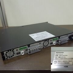 Panasonic RAMSA デジタルパワーアンプ WP-DA204 通電確認済 オーディオ 音響機材 パナソニック 札幌市 新道東店の画像