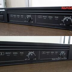 Panasonic RAMSA デジタルパワーアンプ WP-DA204 通電確認済 オーディオ 音響機材 パナソニック 札幌市 新道東店の画像