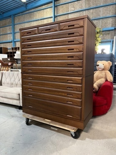 ☆激安美品!!☆ たっぷり収納12段!! 衣装タンス 着物収納 整理箪笥 喜多製作所