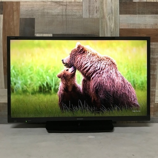 即日受渡❣️SHARP  AQUOS32型裏番組録画可能 HDMI.USB端子付15500円