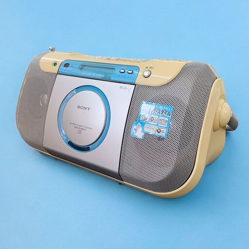 24C184_ジ2 SONY ソニー CDラジカセ CFD-E100TV 2006年製 音響機器 中古