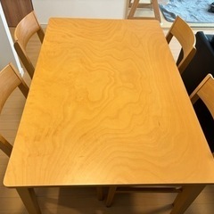 ダイニングテーブル / ダイニングチェア / 5点セット /ダイニングセットの画像