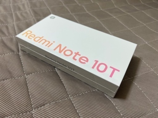 新品未使用未開封　Redmi Note 10T  SIMフリ