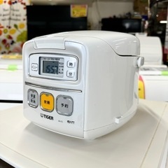 【超美品‼️】タイガー 2019年製 3合炊きマイコン炊飯器《炊きたて》 炊飯ジャー ホワイト♪の画像