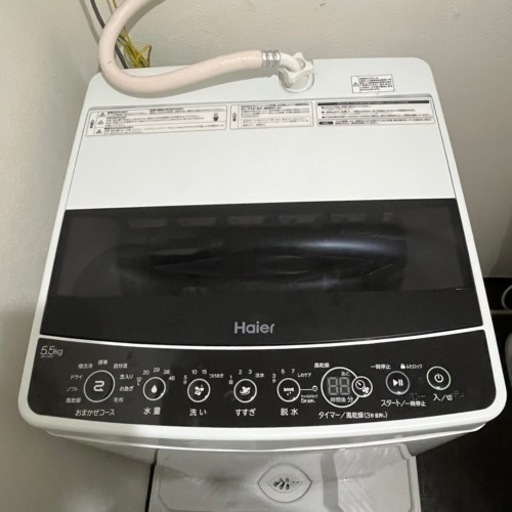 【値下げ交渉可　5000円で即決】　Haier 洗濯機　5.5L　2021年製