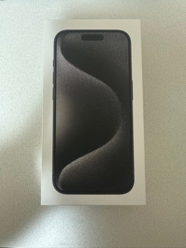 iPhone15proブラックチタニウム　128GB SIMフリー