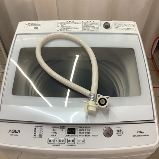 AQUA  アクア　洗濯機　AQW-S7M  2022年製  7㎏