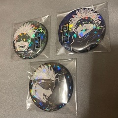 呪術廻戦　五条悟　缶バッジ　3点セットの画像