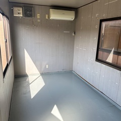 ３坪　スーパーハウス　ユニットハウス　仮設ハウス　プレハブ　コンテナハウス　県内送料無料！！近県激安発送！！の画像