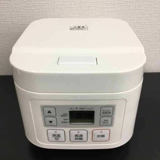 【ご来店限定】＊ニトリ3合炊き炊飯器 2019年製＊0319-1