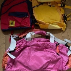 リュックx2 バッグx1