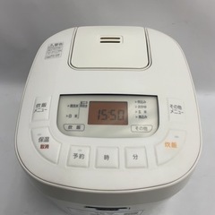 アイリスオーヤマ ジャー炊飯器 KS-RC21M10-W 1.0L 5.5合 2021年製の画像