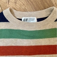 【美品】H＆M ニット セーター 100-110cmの画像