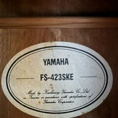 【女性・子供に最適！単板で抜群の音質です】ヤマハ　FG-423　単板モデル　トリプルオーサイズ　きれいの画像
