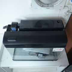 淡水用 60ｃｍ 水槽  上部ろ過機・ライト・エアーポンプ付き【モノ市場半田店】139の画像