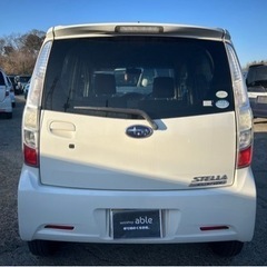 【支払総額13.8万円】h23年式ステラカスタム（ムーヴ）車検付き即日納車okフルセグTV BTオーディオ機関良好 社外リップスポイラーの画像