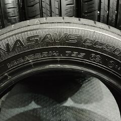 DUNLOP ENASAVE EC300+ 165/65R14 14インチ 夏タイヤ 4本 22年製 バリ溝 トール ルーミー ブーン パッソ タンク等　(VTN007)の画像