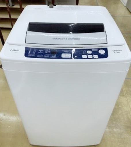 (送料無料) 2018年 極美品 7kg洗濯機 布団が洗える大容量 格安 ⑤