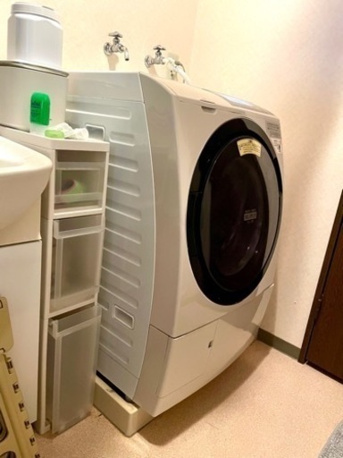 お話中【お値下げ】【引き取り限定】日立　ドラム式洗濯機　ヒートリサイクル 風アイロン ビッグドラム スリム BD-S8800L（201