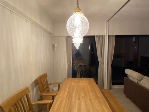 【美品】5人掛けダイニングテーブルセット