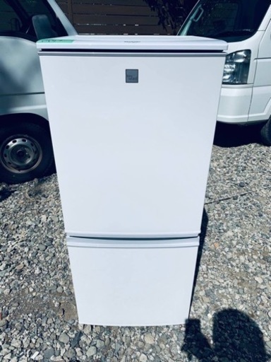 シャープ ノンフロン冷凍冷蔵庫  SJ-14E7-KW